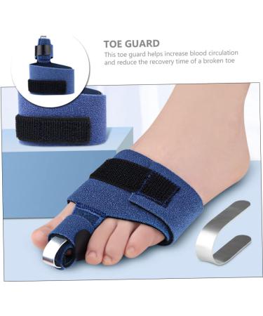 Hemoton Nursing Accessories 3pcs Toe Strap Blue Protective Gear Sponge Composite Cloth Aluminum Alloy Adjustable Comfy Brace Bluex3pcs 41.2x16.3cmx3pcs - Buy Online on GoSupps.com