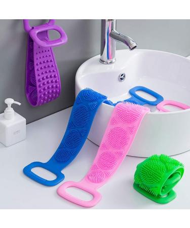 Silicone Sponge Bath Towel & Exfoliating Body Brush | Long-lasting Silicone Body Brush for Ultimate Skin Care - Buy Online on GoSupps.com