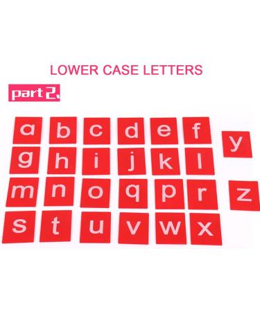 Buy Woorea Montessori Sandpaper Letters - Educational Toys for 3 Year Olds | Early Learning Montessori Toys for Kids - Buy Online on GoSupps.com