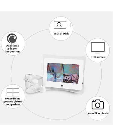 15Inch Skin Diagnosis Hair Analyzer Quad Spectrum Intelligent Dermal Detector Hair Follicle Analyzer for Beauty Salons - Buy Online on GoSupps.com