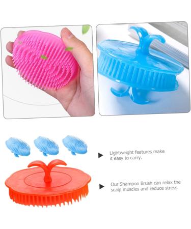 Collbath 4-Piece Massage Shampoo Brush Set | Scalp & Shower Hair Washer for Ultimate Hair Care - Buy Online on GoSupps.com