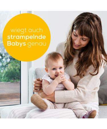 Beurer BY 90 Baby Scales - Digital Baby Weight Scale with Free App 20 kg Capacity & Integrated Measuring Tape for Parents - Buy Online on GoSupps.com