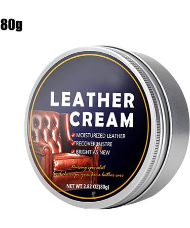  Povanjer Revitalizing Cream for Leather Conditioner for Leather Shoes - Leather Conditioner 80g - The waterproof cream will not darken soften or restore the leather. - Buy Online on GoSupps.com