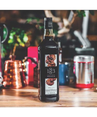 Maison Routin 1883 Chocolate Cookie Syrup Glass Bottle 1000 Milliliter - Buy Online on GoSupps.com