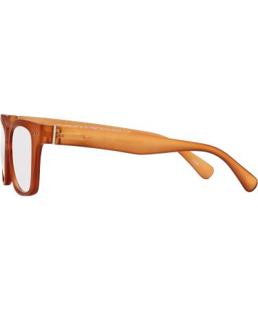 SAV Eyewear Tri Focus Blue Light Readers - Barcelona Style +1.25 Magnification Tan Frame - Best for Eye Health & Comfort - Buy Online on GoSupps.com
