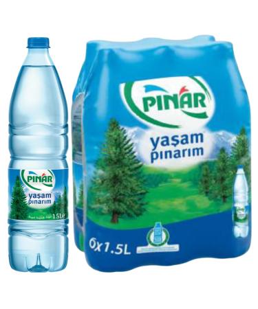 Pufai grocery Hamidiye Lot of 6 bouteilles d'eau de source naturelle 1500 ml