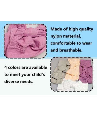 Shop Kapsing 4-Piece Baby Hair Bands | Soft Nylon Elastic Headbands for Girls | Newborn & Toddler Hair Accessories - Buy Online on GoSupps.com