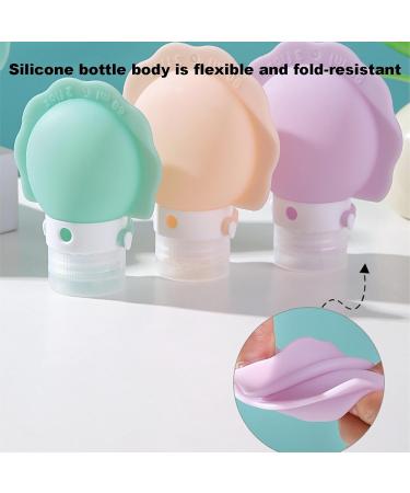 Travel containers safe silicone wide mouth containers portable sets of sealed cosmetics containers for friends of family and colleagues single attribute Refer to single attribute  - Buy Online on GoSupps.com