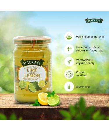 Mackays Lime & Lemon Marmalade 12 Oz - Tangy Citrus Jam for Breakfasts - Buy Online on GoSupps.com