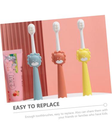 Minkissy 3-Piece Children's Manual Toothbrush Set | Ergonomic Handle & Suction | Portable & Colorful | Buy Children s Oral Care Products Online - Buy Online on GoSupps.com