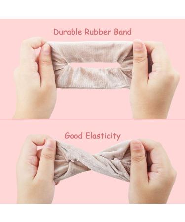 Buy Cotting Rubber Scrunch - 18 Pastel Hair Scrunchies & Accessories for Girls & Women - Perfect Hair Ties & Elastic Bands for Ponytails - Buy Online on GoSupps.com