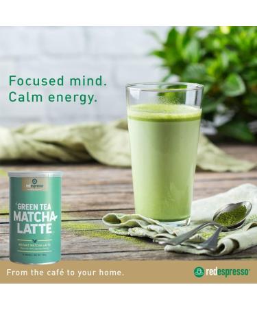 Instant green tea matcha latte 180g tin - 11 servings - Buy Online on GoSupps.com