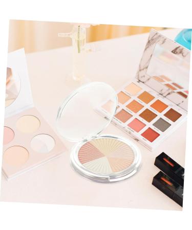 minkissy Pressed Highlight Powder Foundation For Women Shimmer Makeup For Face Professional Safety Elegant Makeup For Weddings Parties Compact Lightweight 7X7X1CM as shown h3 - Buy Online on GoSupps.com