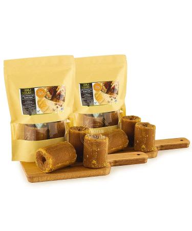 NONA MANIS Coconut Palm Sugar Pure Flower Sap Sugar Juice Premium Quality Gula Malacca (Gula Melaka) Nisan Nise Kerek Malaysia Original Authentic 17.6oz (500grams) (2 Packs) - Buy Online on GoSupps.com