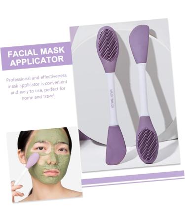 Beaupretty Scrubber Clay Brush Applicator Silicone Brush Facial Scrub Wash Brush Clay Applicator Mud Applicator Tool Scrubbers Applier Clean Silica Gel Detergent - Buy Online on GoSupps.com