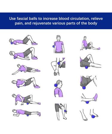 Buy Hedgehog Massage Balls Set for Deep Tissue Relief | Fascia & Spiky Massage Balls for Foot Leg & Hand - Buy Online on GoSupps.com