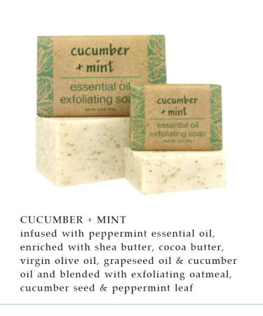 Buy Greenwich Bay Trading Co Cucumber Mint Exfoliating Bath Soap (Set of 2) - 8.6 oz | International Shipping Available - Buy Online on GoSupps.com