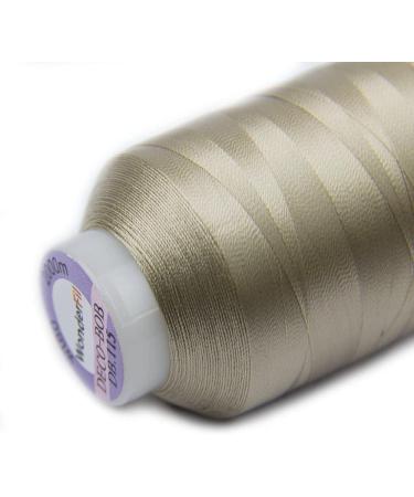 WonderFil DecoBob Taupe Cottonized Polyester Thread - 80wt - 2-ply | Specialty Threads - Buy Online on GoSupps.com