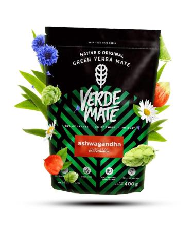 Verde Mate Green Ashwagandha 0 4kg 400g | Yerba Mat Br silien | Yerba Mat aux Herbes | Ginseng | Ashwagandha | Jasmin | Houblon