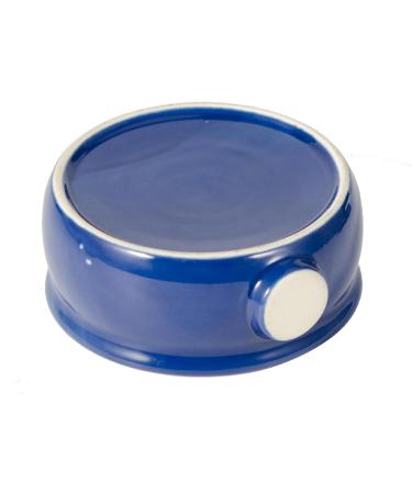 Geardeangloow Luxury Blue Ceramic Shaving Bowl - Wide Mouth Soap & Cream Holder for Men - Buy Online on GoSupps.com