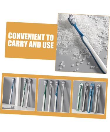Buy Hapinary 8ct Toothbrush Set - Reduce Tooth Spots Travel-Friendly Durable Plastic Manual Household Cleaning - Buy Online on GoSupps.com