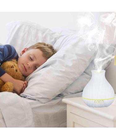 Buy Bzseed 500ml Aroma Diffuser for Essential Oils - 7 Colors 12 Hours Fog Output Waterless Auto Shutoff & Timer (White) - International Shipping Available - Buy Online on GoSupps.com