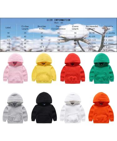 Taigood Kids Hoodie Sweatshirt for Boys and Girls | Warm Top for 1-7 Years | Gray, 6-7 Years - Buy Online on GoSupps.com