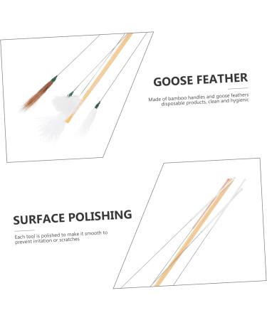 HAKIDZEL 1Set Earwax Cleaning Kit Ear Tools with Plume Sticks for Gentle Ear Care for Home Use Travel Design Convenient Easy to Use - Buy Online on GoSupps.com