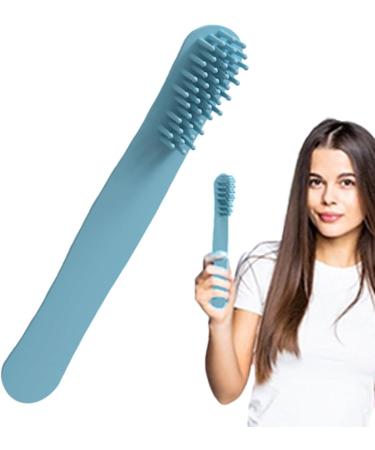 Ruwshuuk Scalp Massage Brush with Long Handle - Soft Silicone Scalp Massager for All Hair Types | Ideal for Men Women & Teens | Blue - Buy Online on GoSupps.com