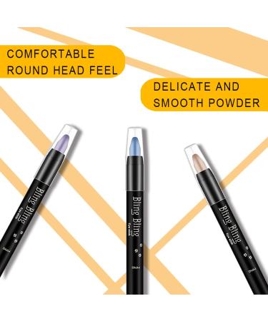 ETEDES Waterproof Eye Shadow Pencil 3 Pack - Hypoallergenic Eyeshadow in Shades 8, 13, 14 - Buy Online on GoSupps.com