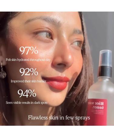 Bitamin 25% Japanese Rice Extract Face Toner 5% Blend of Niacinamide + Ceramides & Licorise Extract Alcohol Free Toner 100 ml (Pack of 1) - Buy Online on GoSupps.com