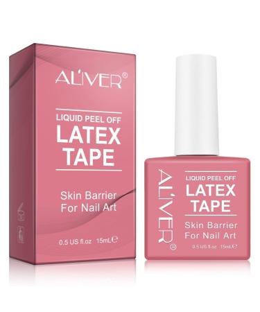 P-Beauty Nail Hutzutz 15ml latex peel off liquid tape for perfect manicure |quick -drying liquid tape |Nailing protection against nail polish |Skin protection for nail art design |Latex band for nails 1x 15ml