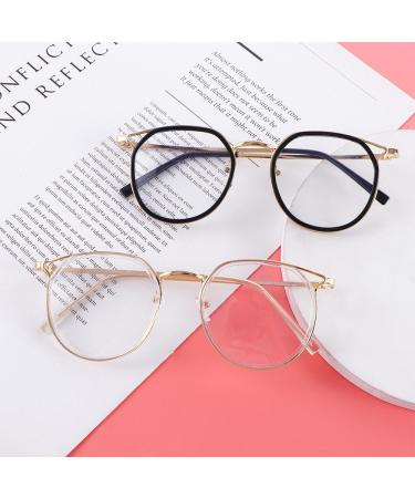 Vctitil 3pcs Metal Frame Blue Light Glasses for Men & Women | Anti-Radiation Computer Goggles - Buy Online on GoSupps.com