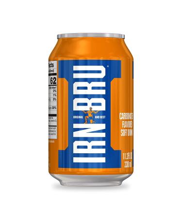 IRN-BRU From AG Barr | Original Scottish Sparkling Soft Drink | 330 ML (6 Pack) - Buy Online on GoSupps.com