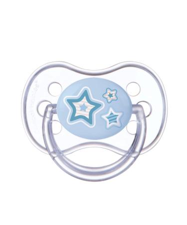 Baby Comfort Silicone Pacifier with Cherry Shaped Nipple 6-18 Months (Blue) - Buy Online on GoSupps.com