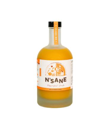 N'sane NSANE Passion Fruit Vanilla Alcohol Free Cocktail Mix 500ml Full and Creamy Premium Alcohol Free Aperitif Drink Sugar Free 100 Natural Ingredients Vegan Perfect for Parties