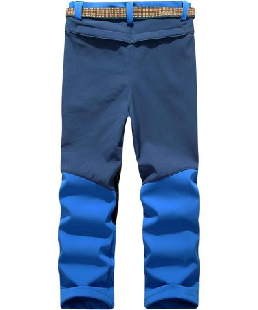M2C Outdoor Fleece-Lined Softshell Ski Hiking Pants with Belt - Indigo Bunting 4-5T - Buy Online on GoSupps.com