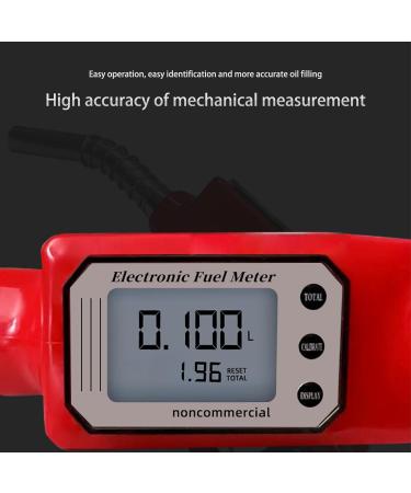 Digital Fuels Nozzles Fuels Oil Gasolines Nozzle with Digital Flows Meter Fuelings Nozzles for Fuels Kerosenes - Buy Online on GoSupps.com