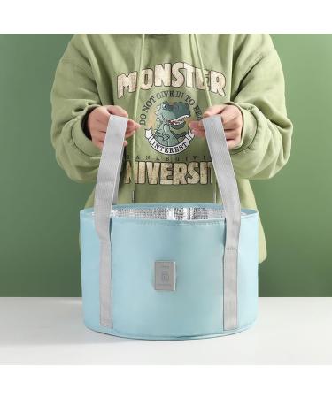 Spa int rieur pied trempage sac Camping randonn e voyage pliant 5 couches pieds bain seau soins de sant soins du corps accessoires Bleu Petit Bleu 1 unit (Lot de 1) - Buy Online on GoSupps.com