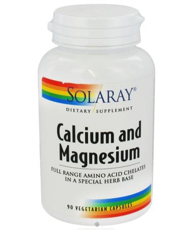 Calcium & Magnesium - Full Range Amino Acid Chelates in a Special Herb Base (90 Capsules)