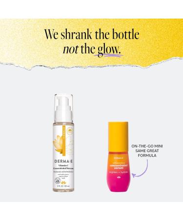 DERMA E Vitamin C Concentrated Serum with Hyaluronic Acid Vitamin E & Aloe All Natural Antioxidant-Rich Concentrated Facial Serum Firming and Brightening Vitamin C Face Serum 1oz - Buy Online on GoSupps.com