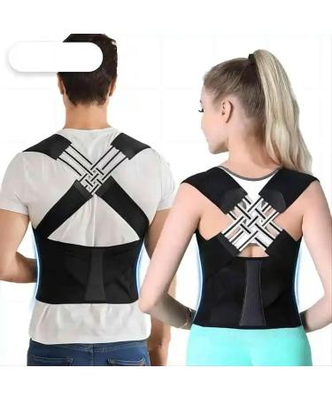 Adjustable Back Posture Belt Office Home Gym Unisex Improve Spine Clavicle Brace Posture Vest Back Posture Corrector Belt 1PC L - Buy Online on GoSupps.com