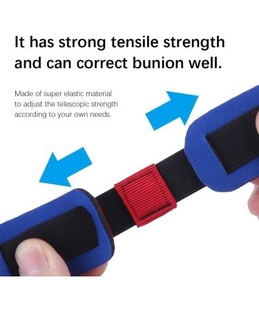 Uxsiya 3PCS Bunion Corrector Set - Elastic Strap Bunion Protector for Men and Women - Hallux Valgus Corrector Belt - Free Size Toe Valgus Exercise Band - Buy Online on GoSupps.com