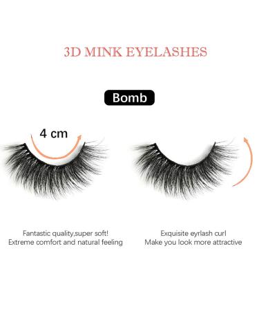 Natural 3D False Eyelashes Set - 5 Pairs Reusable Handmade with Eyelash Tweezers | International Shipping Available - Buy Online on GoSupps.com