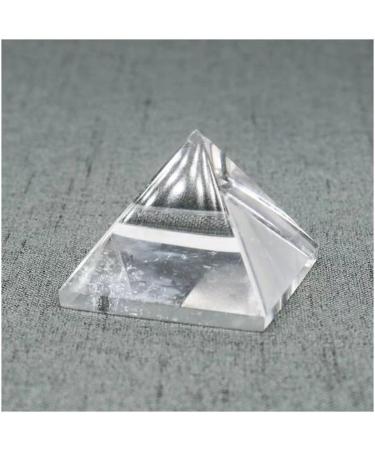 1pc 45mm-50mm Natural Clear Quartz Pyramid Crystal Gift for Decoration - Buy Online on GoSupps.com