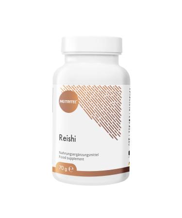 Nutritec Reishi vital fungus 120 capsules high dietary supplements with vitamin C from acerola extract vegan without additives Reishi vital fungus (120 capsules)