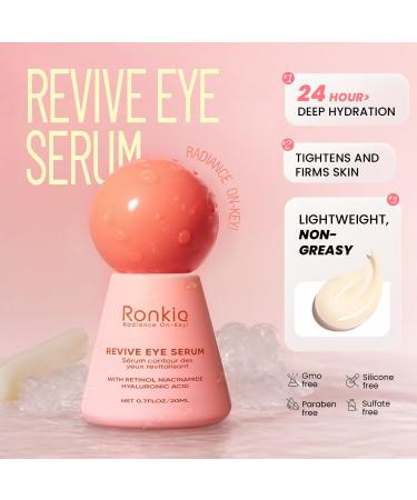 Retinol Eye Cream for Dark Circles: Revive Eye Serum for Anti-Aging - Reduces Fine Lines and Puffy Eyes for Women Day and Night Use 0.7 fl. oz - Buy Online on GoSupps.com