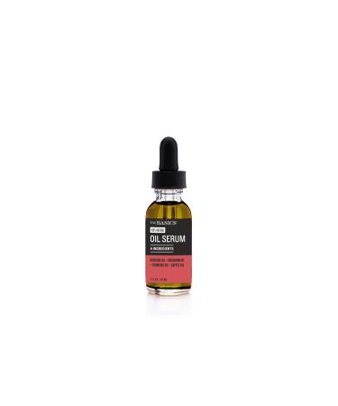 S.W. Basics Oil Serum, Nourishing and Hydrating, Avocado, Geranium, Turmeric, and Coffee Oils, Organic and Cruelty Free, 1.0 fl oz