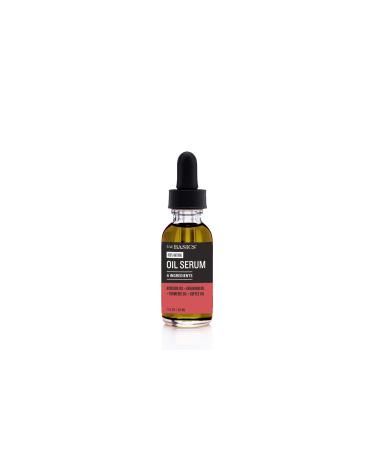 S.W. Basics Oil Serum, Nourishing and Hydrating, Avocado, Geranium, Turmeric, and Coffee Oils, Organic and Cruelty Free, 1.0 fl oz