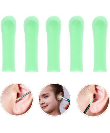 FRCOLOR 10 Pcs Ear Spoon Tips - Replacement Ear Cleaner Tips & Sleeves for Effective Ear Wax Removal (Green - Buy Online on GoSupps.com